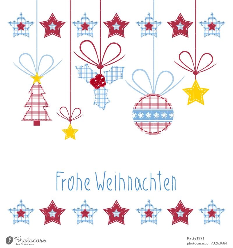 Frohe Weihnachten Dekoration & Verzierung Weihnachten & Advent Weihnachtsbaum Weihnachtsdekoration Sammlung Zeichen Schriftzeichen Herz Kugel Streifen Schnur