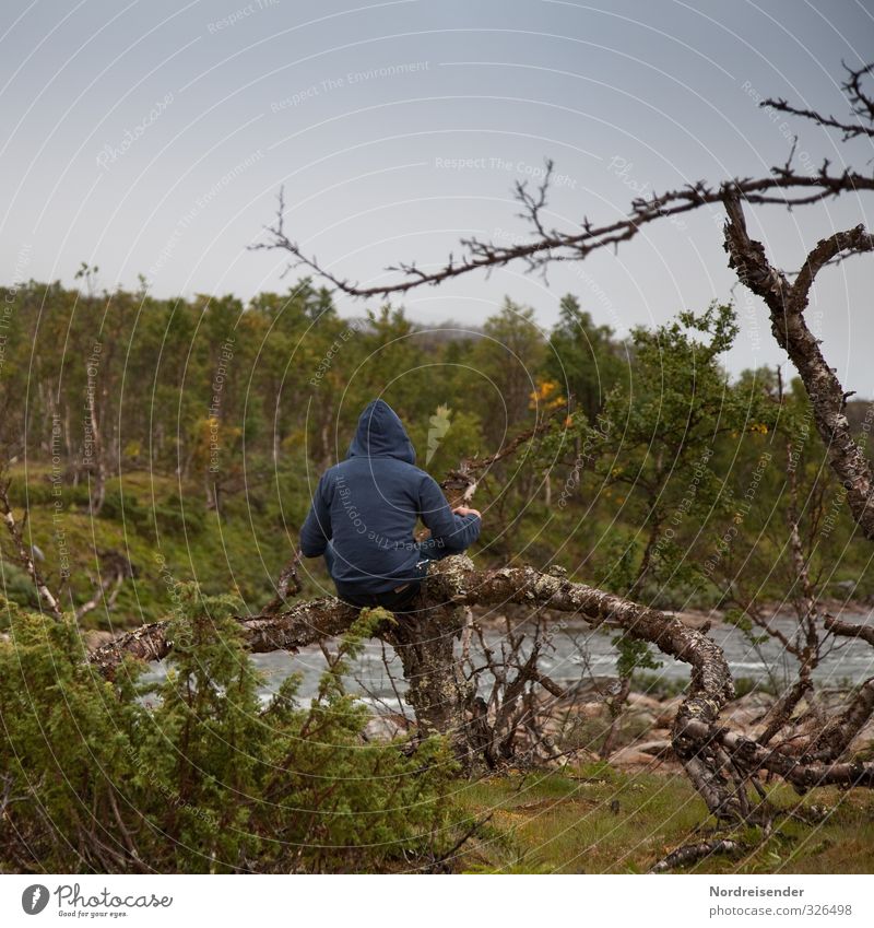 Foto-ID: 326498 Lifestyle Wellness harmonisch Wohlgefühl Sinnesorgane Erholung ruhig Meditation Abenteuer Mensch Mann Erwachsene Leben 1 Natur Landschaft Wetter