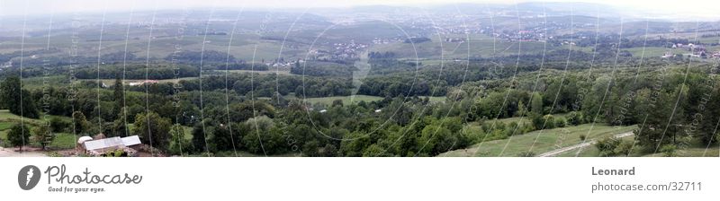 Iasi, Rumänien Panorama (Aussicht) Baum Landschaft Natur Himmel rumania groß Panorama (Bildformat)