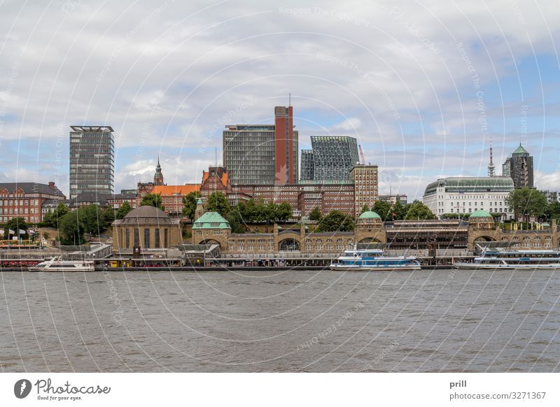 around Port of Hamburg Tourismus Wasser Küste Bach Fluss Stadt Hafenstadt Bauwerk Gebäude Architektur Verkehr Wasserfahrzeug Hamburger Hafen seehafen Elbe