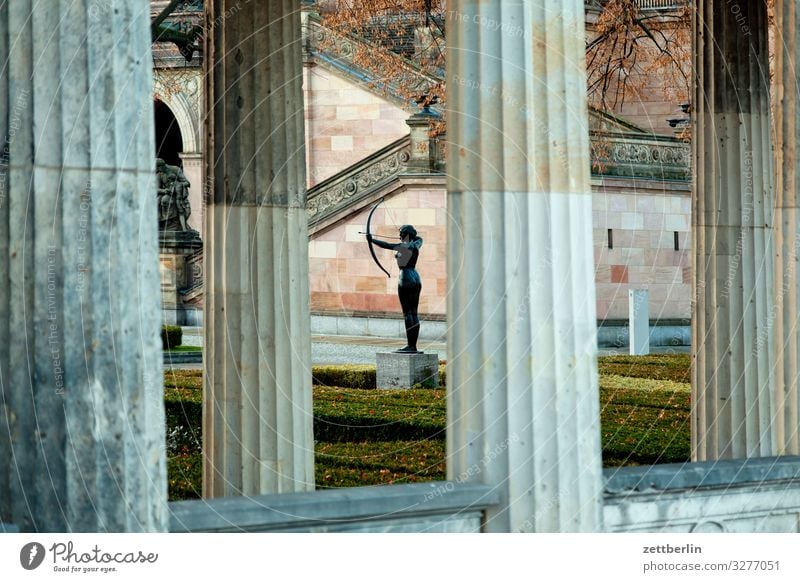 Alte Nationalgalerie Architektur Berlin Deutschland Hauptstadt Stadtzentrum Berlin-Mitte Tourismus Stadtleben Kunst Kultur Ausstellung Museum Kunstgalerie