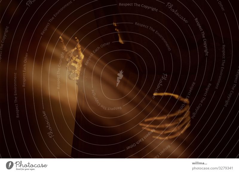 Hände eines Gerippes mit scharzem Umhang - moonlight harp Tod Skelett Geister u. Gespenster Sensenmann gruselig Halloween Hand Kapuze dunkel Angst Todesangst