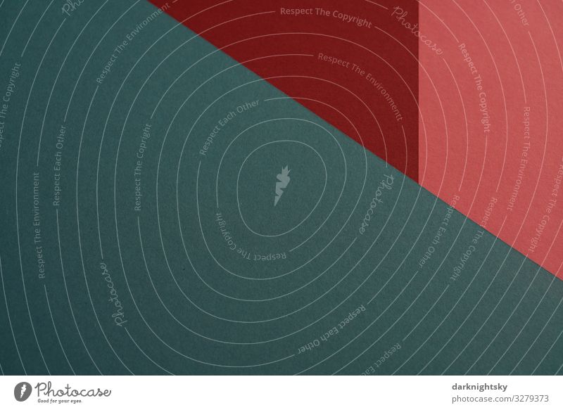 Rote und Grüne Farben als Komposition aus Tonpapier Design Freizeit & Hobby Handarbeit Basteln Innenarchitektur Dekoration & Verzierung Tapete Kindererziehung