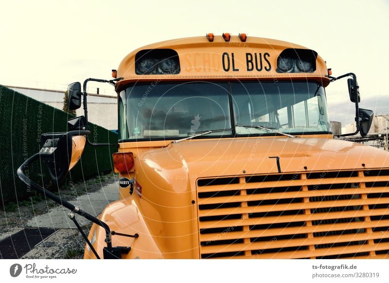 The ol' Bus was a School Bus Kindererziehung Bildung Schule Schulweg Jugendkultur Subkultur USA Verkehr Verkehrsmittel Öffentlicher Personennahverkehr