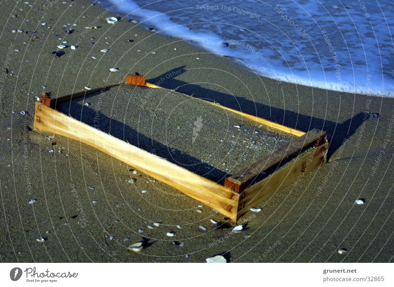 Strandkorb Meer Korb Strandgut Kiste Obstkiste Freizeit & Hobby Sand