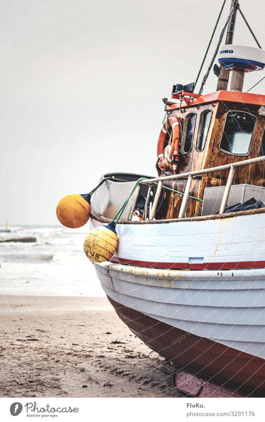 Let me be, at the sea. Ferien & Urlaub & Reisen Tourismus Strand Meer Wellen Küste Nordsee Fischerdorf Verkehr Verkehrsmittel Schifffahrt Bootsfahrt Fischerboot