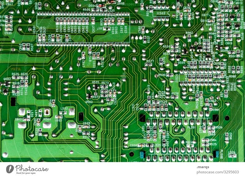 Schaltkreis Platine Computer Technik & Technologie Elektrisches Gerät Hardware Anschluss Linie elektrisch System Detailaufnahme Mikroschaltkreis