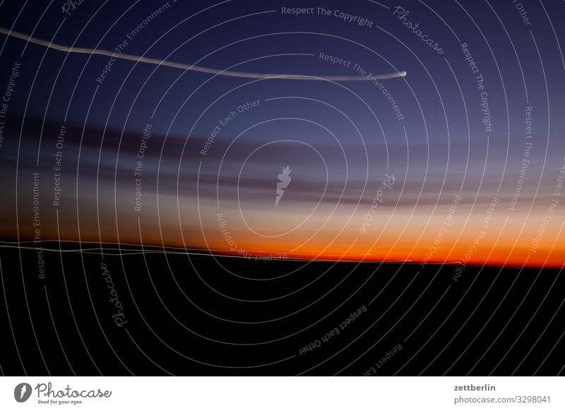 Verwischter Himmel Dämmerung Ferne Horizont Insel Küste Landschaft Mecklenburg-Vorpommern Menschenleer Ostsee Rügen Sonnenuntergang Textfreiraum