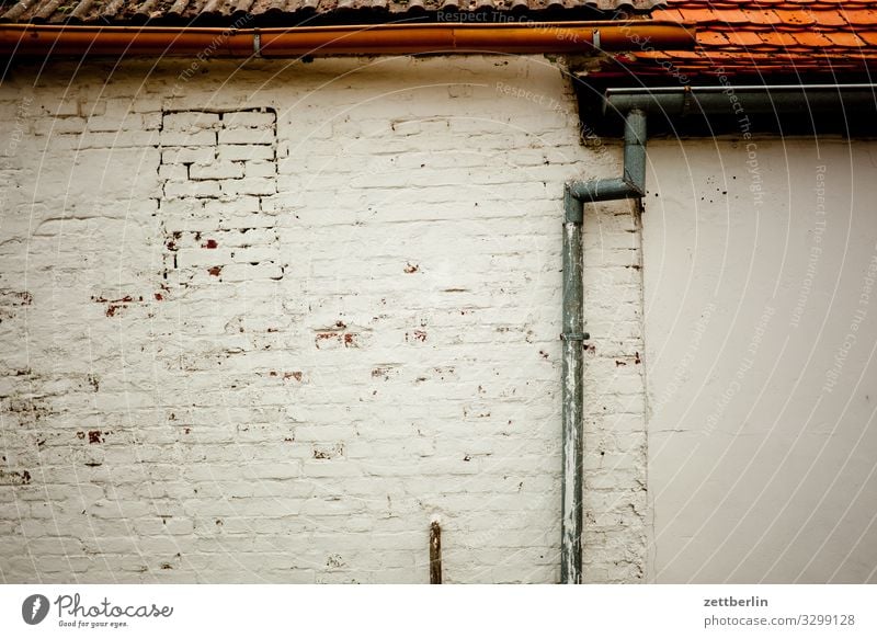 Schuppen altenkirchen Dorf Fischerdorf Insel juliusruh Küste Landschaft Mecklenburg-Vorpommern Menschenleer Ostsee Rügen Textfreiraum Mauer Wand Dach Fassade