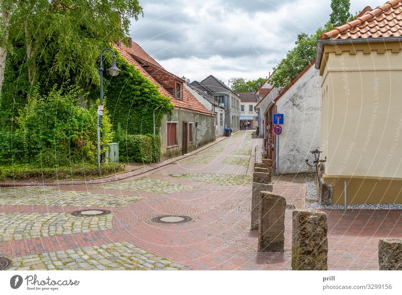 Jever in East Frisia Haus Kultur Wolken Stadt Fußgängerzone Bauwerk Gebäude Architektur Fassade Straße Wege & Pfade Tradition Gasse Landkreis Friesland