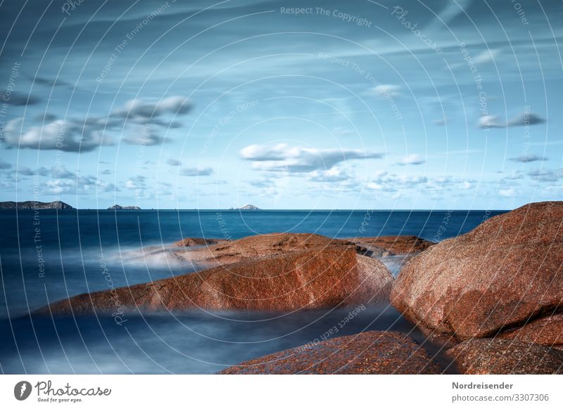 Bretagne Sinnesorgane Meditation Ferien & Urlaub & Reisen Abenteuer Ferne Freiheit Natur Landschaft Urelemente Wasser Himmel Wolken Schönes Wetter Wellen Küste