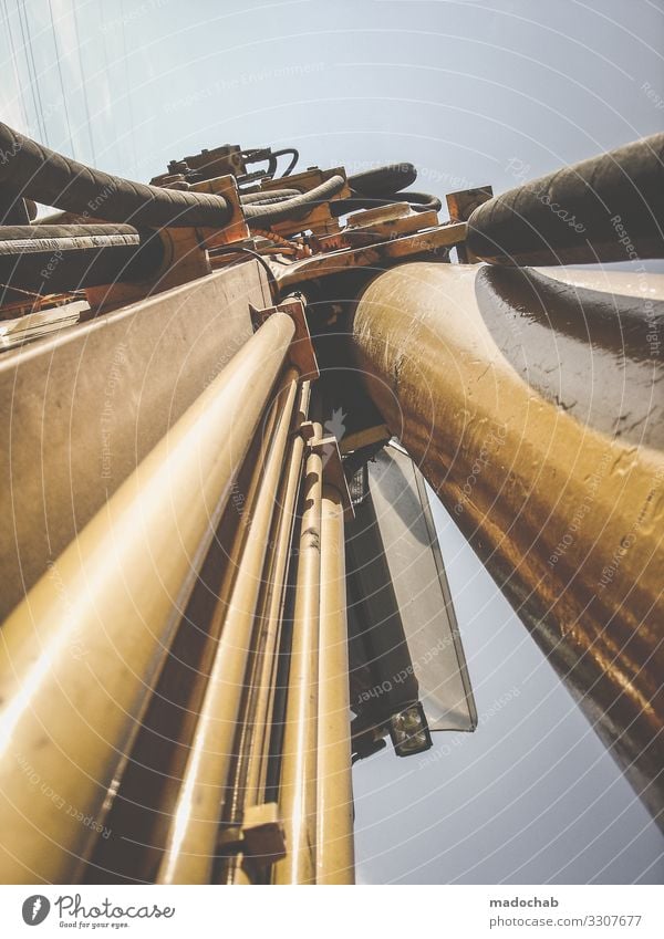 Maschine Arbeit & Erwerbstätigkeit Industrie Dienstleistungsgewerbe Handwerk Baustelle Werkzeug Baumaschine Technik & Technologie Fortschritt Zukunft gigantisch