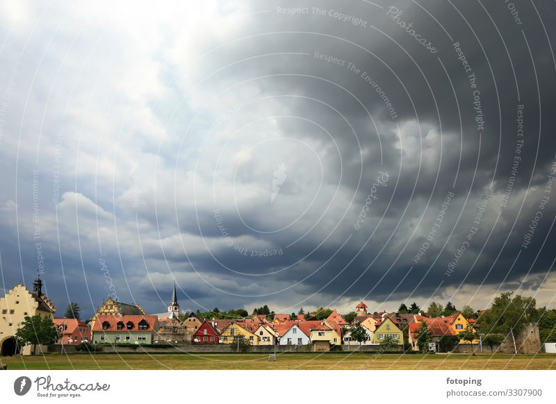 Sulzfeld am Main die fränkische Idylle schön ruhig Tourismus Ausflug Sightseeing Städtereise Sommer Sonne Wolken Wetter Unwetter Wind Sturm Stadt Altstadt