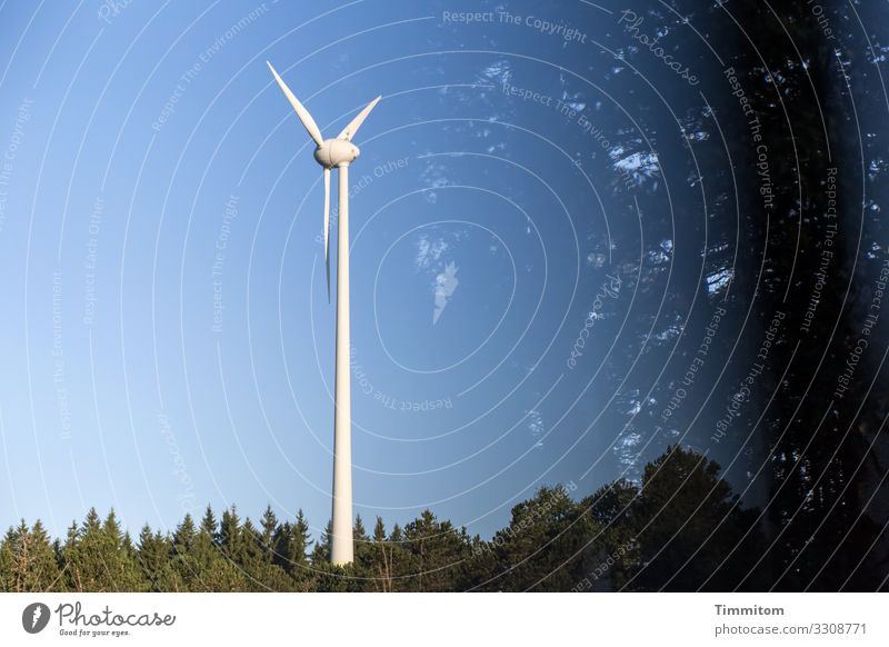 Schwarzwald und Technik Ferien & Urlaub & Reisen Energiewirtschaft Technik & Technologie Umwelt Natur Urelemente Himmel Schönes Wetter Baum Wald Metall