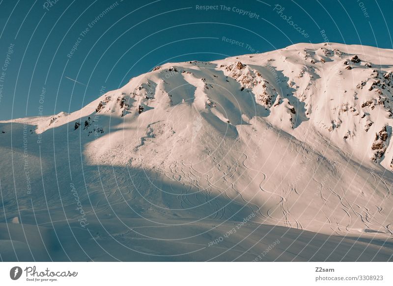 Hochfügen | Zillertal Natur Landschaft Sonne Winter Schnee Alpen Berge u. Gebirge Schneebedeckte Gipfel gigantisch natürlich Abenteuer Einsamkeit Farbe Freiheit