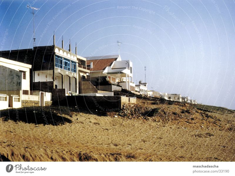 Marokko Atlantikküste Strand Villa Meer Ferien & Urlaub & Reisen Nordafrika Sommer Zufriedenheit Sand Sonne