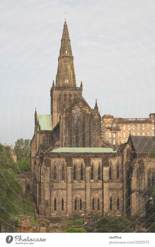 Glasgow Cathedral Altstadt Kirche Dom Religion & Glaube Gotik Schottland glasgow cathedral Sehenswürdigkeit gewaltig Sonnenaufgang Farbfoto Außenaufnahme