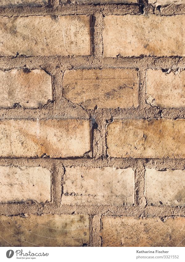 Mauer Bauwerk Wand Fassade Stein alt braun Bauweise Backstein Grenze Hausbau Fachwerkfassade Denkmalschutz Mauerstein Farbfoto Gedeckte Farben Außenaufnahme