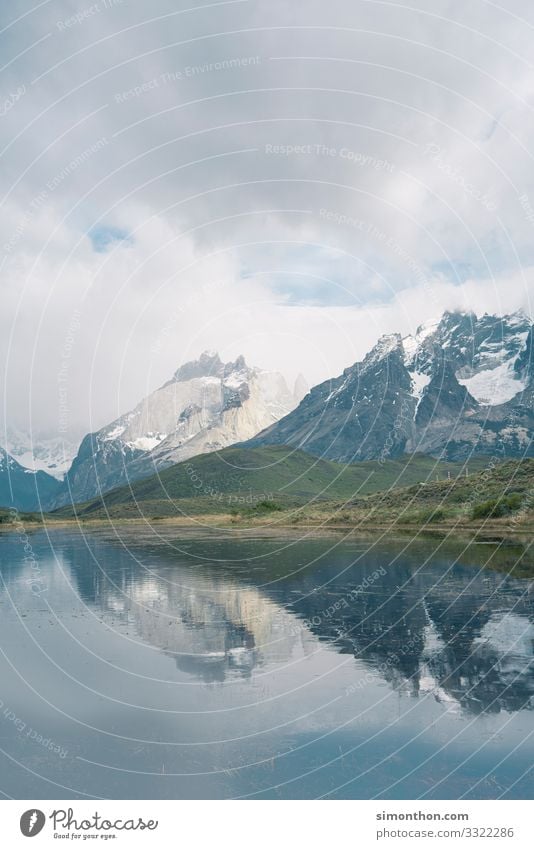 Chile Natur Landschaft Pflanze Himmel Wetter Felsen Berge u. Gebirge Gipfel Schneebedeckte Gipfel Gletscher Schlucht Küste Seeufer Flussufer Bucht Fjord