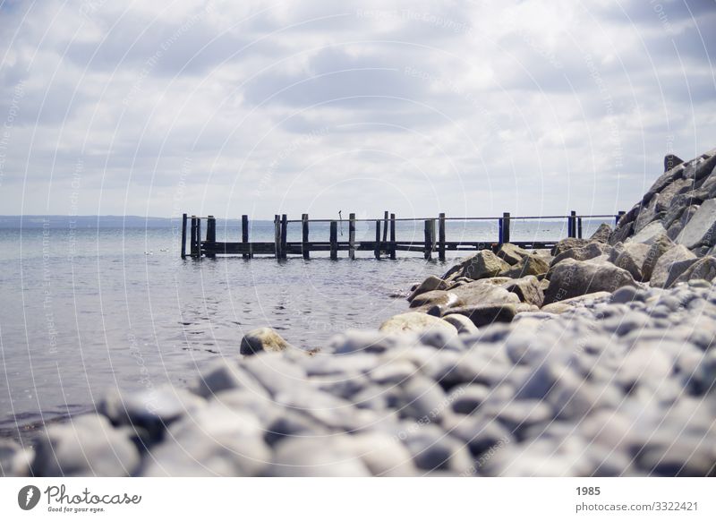 Der Steg Freizeit & Hobby Angeln Ferien & Urlaub & Reisen Tourismus Ausflug Freiheit Sightseeing Sommer Strand Meer Natur Wasser Himmel Horizont Schönes Wetter