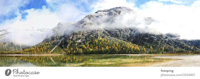 Dürrensee schön Tourismus Sonne Winter Berge u. Gebirge Natur Landschaft Wasser Wolken Herbst Wetter Baum Wald See Sehenswürdigkeit außergewöhnlich fantastisch