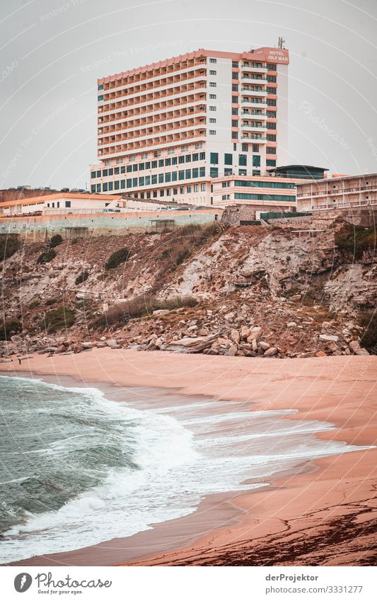 Nichts los in der Algarve Umwelt Sommer Strand Bucht Meer Gefühle Schutz Atlantik Textfreiraum links Textfreiraum oben Farbfoto Sand Natur Gedeckte Farben