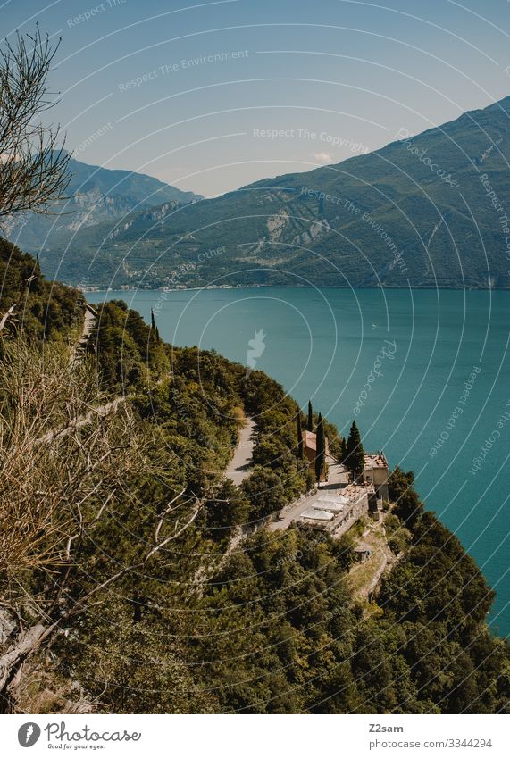 Ponalestraße | Gardasee 2016 alpenüberquerung gardasee mountainbike mtb transalp ponale lago di garda torbole ausblick panorama grün wald serpentinen steilufer