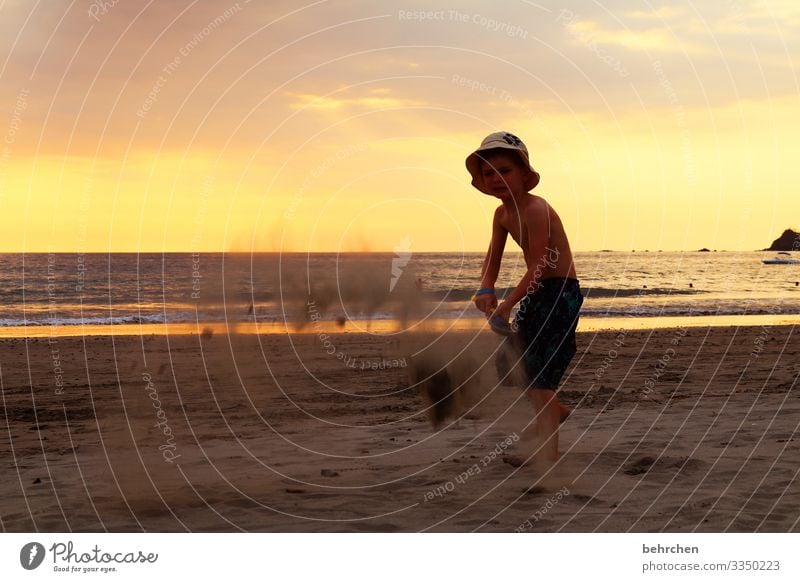 wärmendes | tag am meer besonders Karibik genießen Wasser Costa Rica schön Außenaufnahme Farbfoto Sonnenlicht Sommer Karibisches Meer Fernweh Sehnsucht