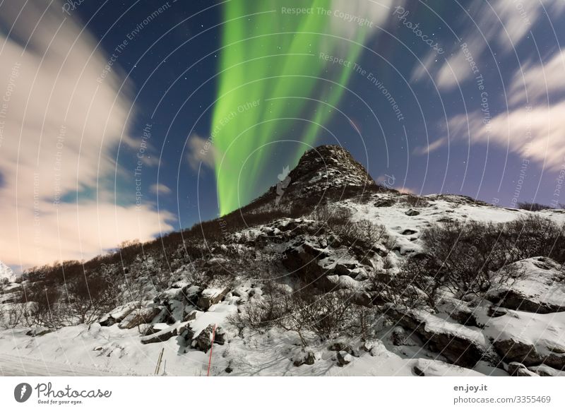 irgendwie | abgehoben Ferien & Urlaub & Reisen Winter Schnee Natur Landschaft Himmel Wolken Eis Frost Berge u. Gebirge Schneebedeckte Gipfel leuchten