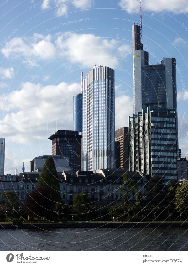 Frankfurter Moderne Architektur Frankfurt am Main Bürogebäude Arichtektur modern