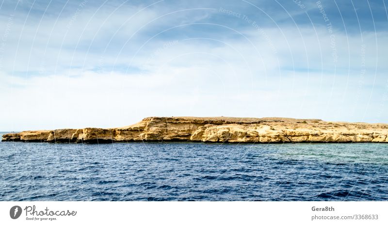 Ägypten Sharm El Sheikh Südsinai Rotes Meer Blick auf die Felsen Ferien & Urlaub & Reisen Sommer Wellen Tapete Landschaft Himmel Wolken Horizont Schönes Wetter