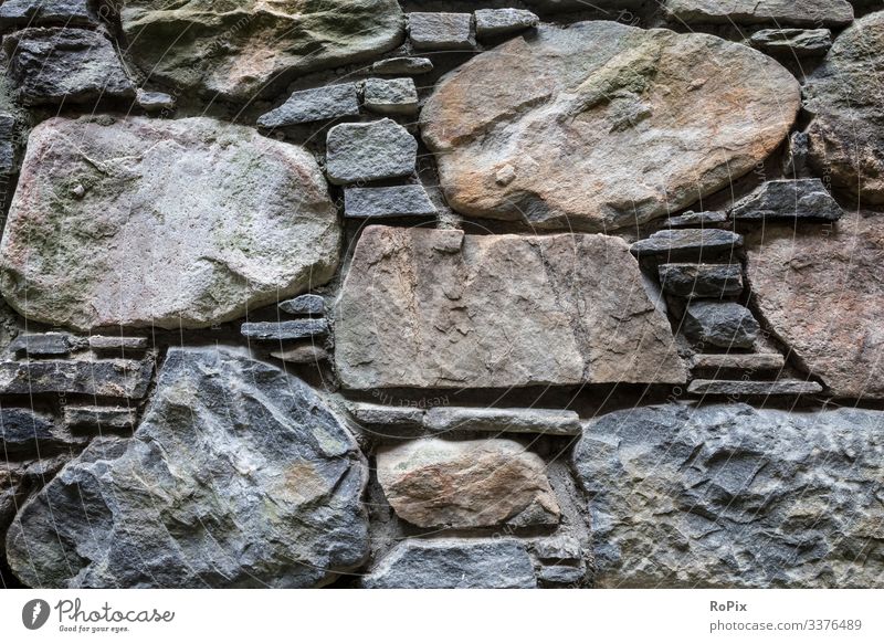 Detail einer historischen Mauer. Steinblöcke Wand Wallanlage Festung Sandstein Architektur Stadtmauer urban Lastwagen Burg oder Schloss Maurerhandwerk