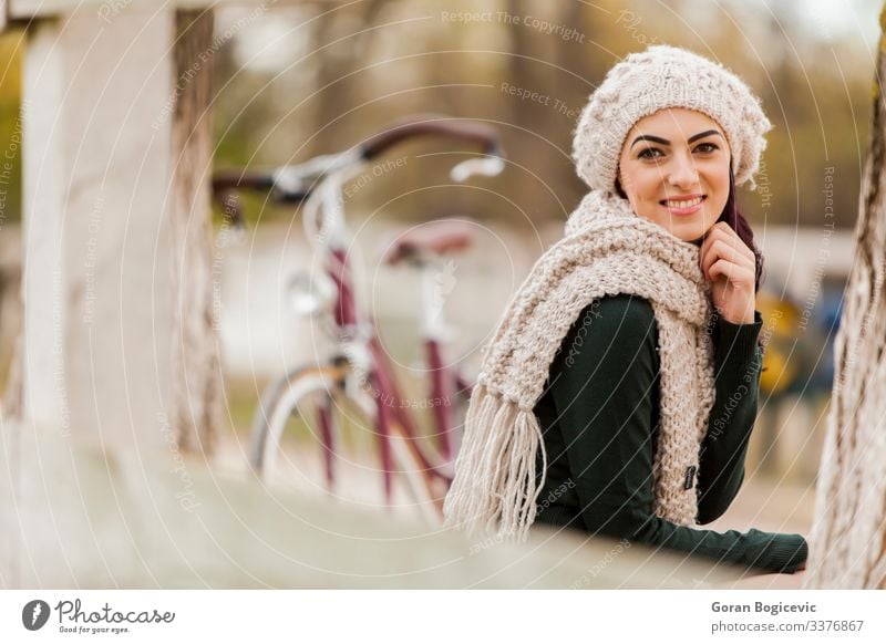 Mädchen mit Fahrrad Lifestyle elegant Glück schön Körper Leben Ferien & Urlaub & Reisen Ausflug Sommer Sonne Mensch Junge Frau Jugendliche Erwachsene Arme 1