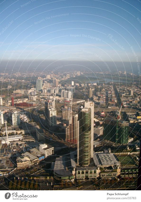 Melbourne Rialto Tower Stadt Sonne Australien Turm Aussicht