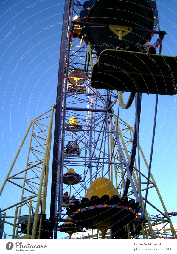 Riesenrad Jahrmarkt Stadtfest Vergnügungspark Freizeit & Hobby Erholung Freude