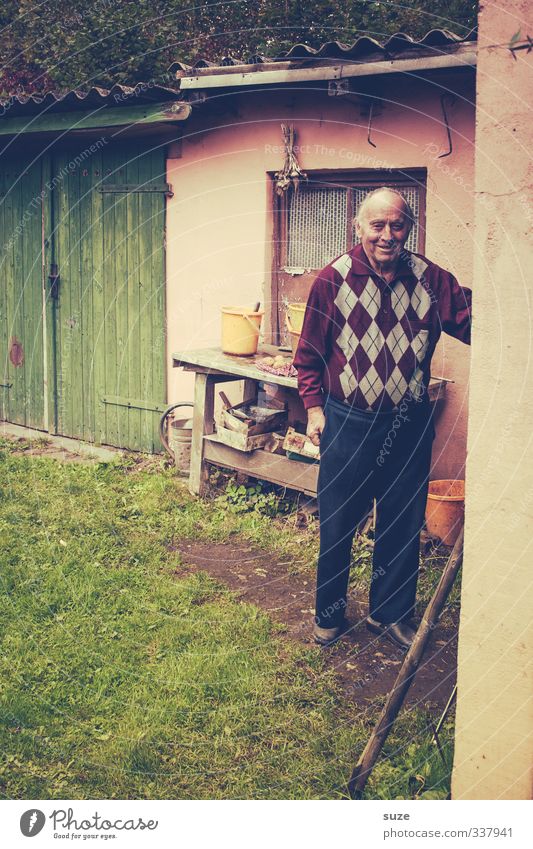 Frag Opa, er hat was du suchst Glück Zufriedenheit Freizeit & Hobby Garten Ruhestand Mensch maskulin Mann Erwachsene Männlicher Senior Großvater 1 60 und älter