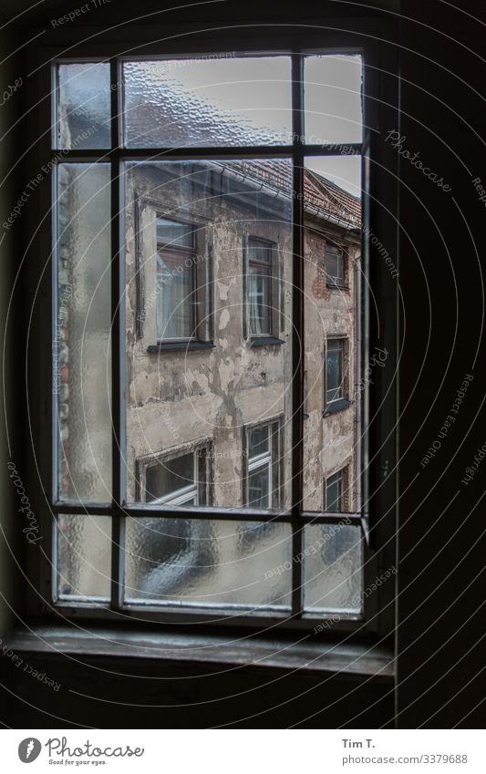 Berlin Prenzlauer Berg Stadt Hauptstadt Stadtzentrum Altstadt Menschenleer Haus Mauer Wand Fenster Verfall Vergangenheit Vergänglichkeit Häusliches Leben