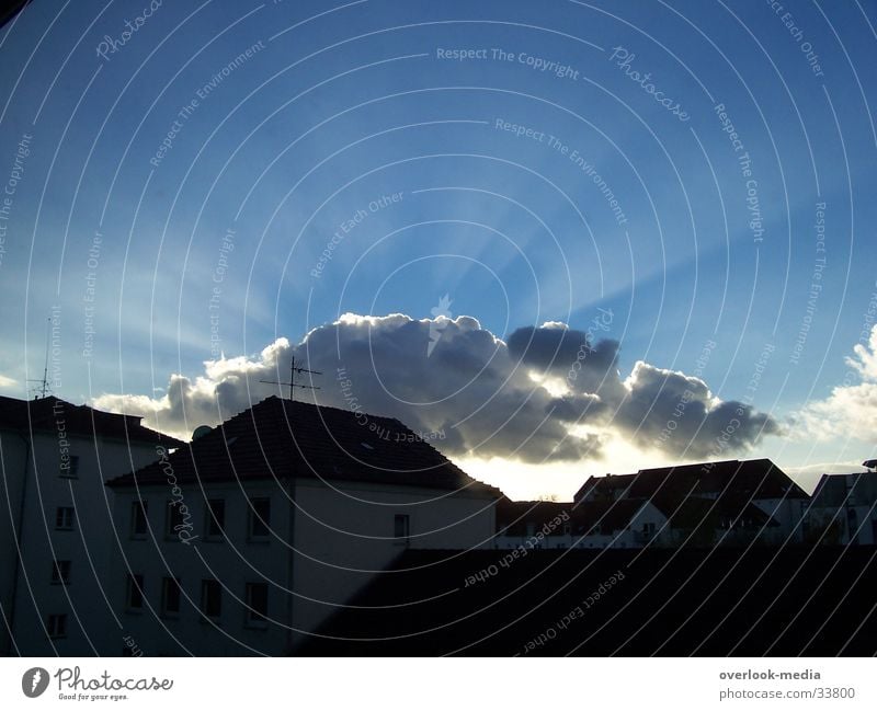 die erleuchtung Wolken Götter Exklusivität Gegenlicht Himmel Zufriedenheit Sonne Beleuchtung Gott heiliger gral Schicksal Leben Aussehen