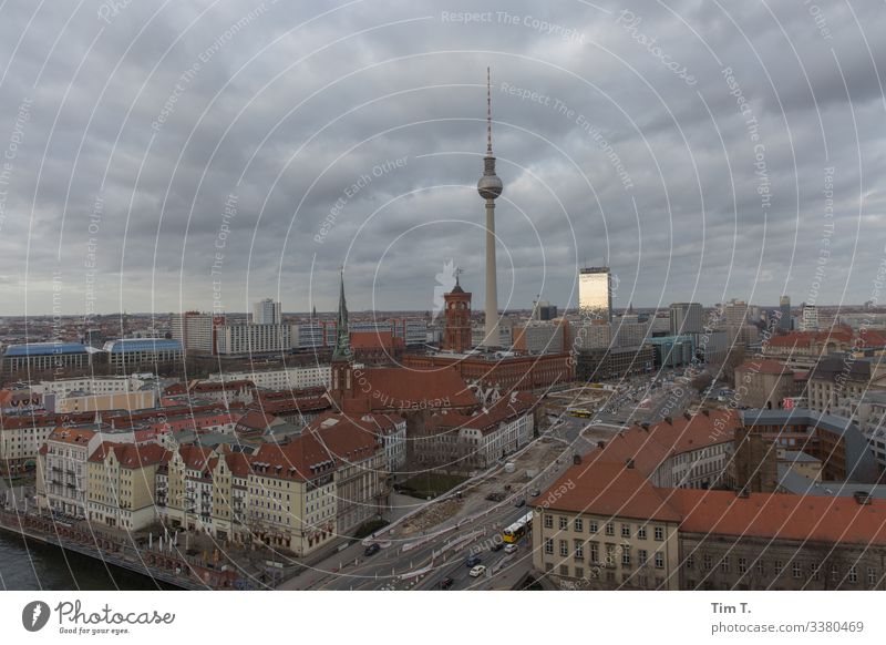 der Himmel über Berlin Mitte Berlin-Mitte Stadt Menschenleer Textfreiraum Stadtzentrum Architektur Haus Deutschland Großstadt Skyline Hauptstadt Tourismus