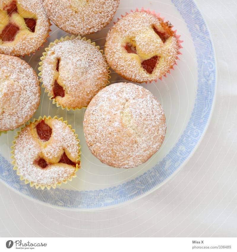 Muffins Lebensmittel Teigwaren Backwaren Kuchen Marmelade Ernährung Frühstück Kaffeetrinken Büffet Brunch Teller Feste & Feiern Muttertag Hochzeit Geburtstag