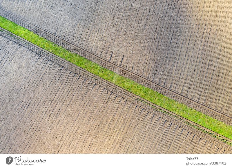 #Feld von Oben 1 feld drone von oben agriculture Feldarbeit Felder Feldrand wald Bauernhof zwei Grass