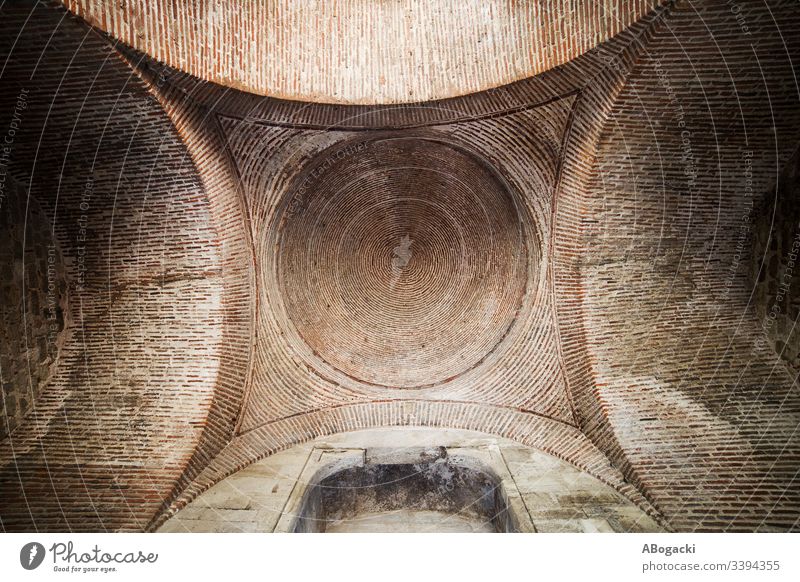 Kaiserliches Tor (Tor des Sultans) zum Topkapi-Palast, byzantinische Decke mit Kuppel in Istanbul, Türkei Truthahn Gate mittelalterlich Byzantinisch Ottoman