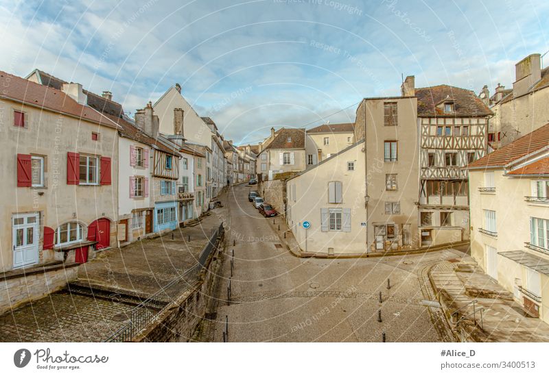 Langres historische Stadt in der Champagne Ardenne Frankreich Östlich Architektur ardenne Gebäude Burgunder Zentrum Großstadt Stadtzentrum Stadtbild Kultur