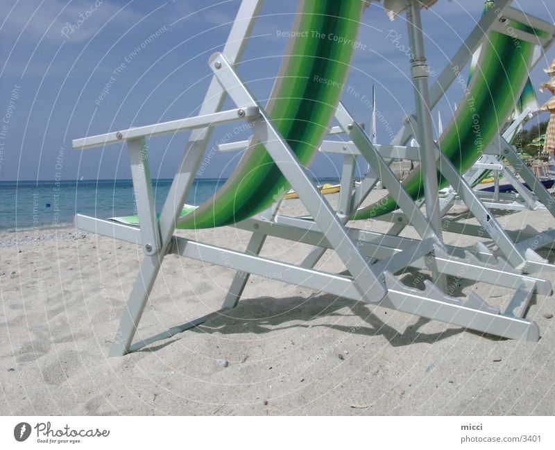 Strandleben Meer Stimmung Erholung Sand Natur genießen