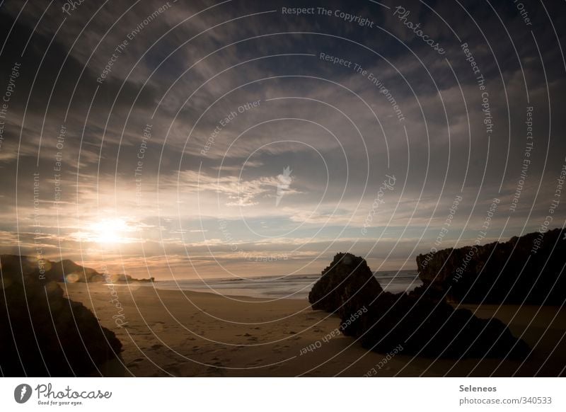 Du suchst das Meer Ferien & Urlaub & Reisen Tourismus Ausflug Abenteuer Ferne Freiheit Sommer Sommerurlaub Sonne Strand Umwelt Natur Landschaft Himmel Wolken