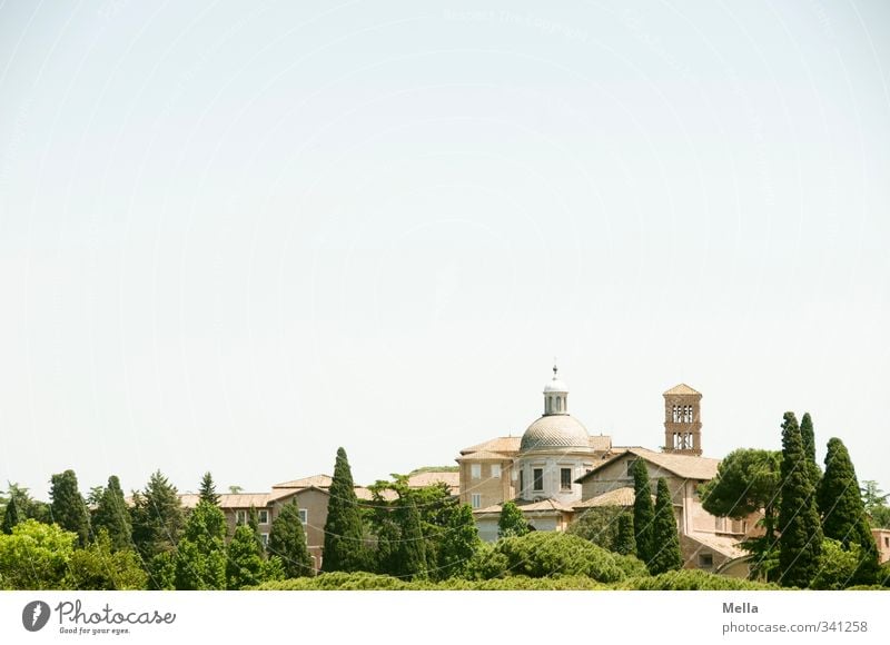 Ewig Ferien & Urlaub & Reisen Tourismus Sightseeing Städtereise Sommer Rom Italien Europa Stadt Hauptstadt Stadtzentrum Haus Turm Bauwerk Gebäude Architektur