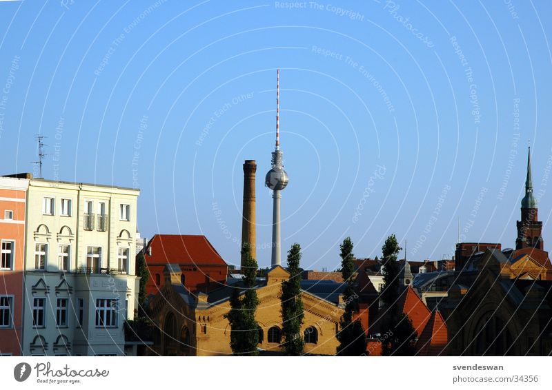 Telespargel Alexanderplatz Osten Sommer Kultur Architektur Berlin Turm