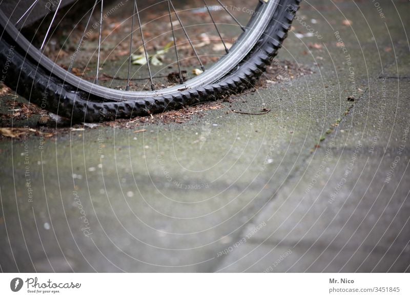 platter Reifen Fahrrad Mountainbike Freizeit & Hobby Fahrradreifen Mobilität Reifenpanne kaputt Herrenfahrrad Fahrradfahren Verkehr Verkehrsmittel Panne