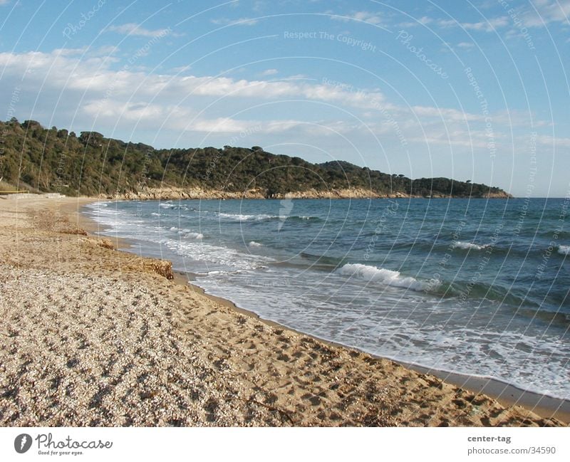 Plage Gigaro 1 Strand Frankreich Mittelmeer Cote d'Azur Bucht