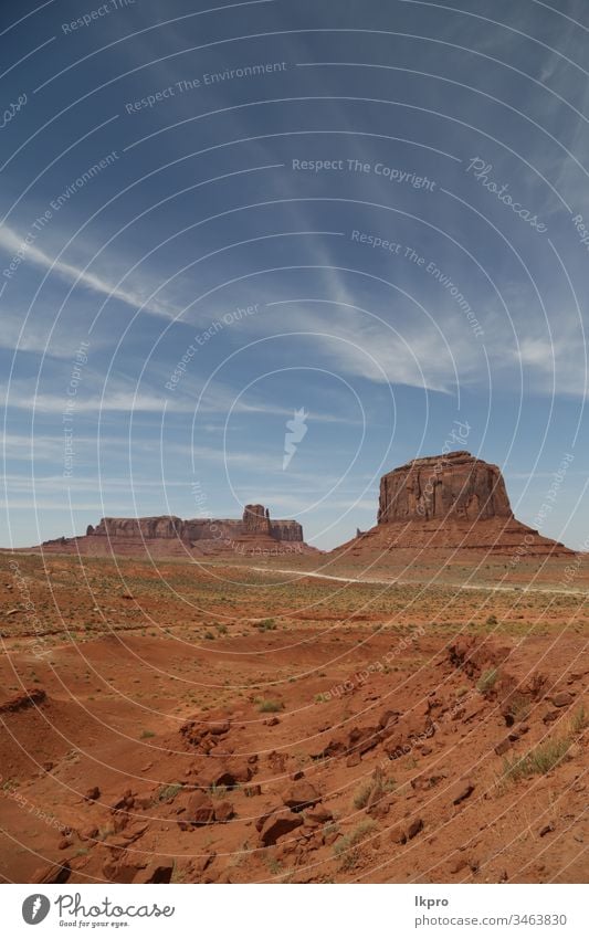 der Denkmal-Talpark Wildnis Reservierung Landschaft Berge u. Gebirge Monument Valley Unschärfe Formation Arizona Utah wüst USA Felsen Westen reisen navajo